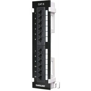 Intellinet 12-Port Cat6 UTP Wall-mount Patch Panel Intellinet+12-Port+Cat6+UTP+Wall-mount+Patch+Panel