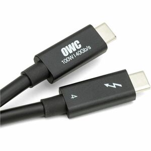 OWC 2.0M 78" Thunderbolt 4 USB-C Cable for Thunderbolt And USB-C Devices Black OWC+2.0M+78%22+Thunderbolt+4+USB-C+Cable+for+Thunderbolt+And+USB-C+Devices+Black