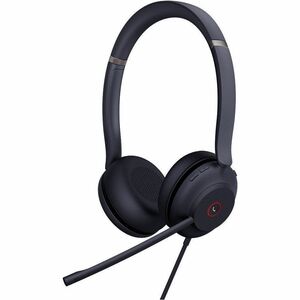 Yealink UH37 Binaural On-Ear Wired USB Headset Black 1308100