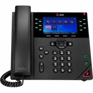 Poly VVX 450 IP Phone Corded Corded Desktop Wall Mountable Black 89K71AAABA