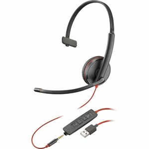 Poly+Blackwire+3215+Monaural+USB-A+Headset+80S06AA