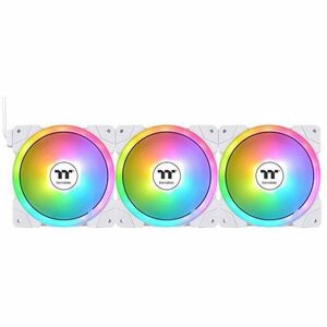 Thermaltake SWAFAN EX12 ARGB Sync PC Cooling Fan Premium Edition White 3Pk