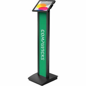 Compulocks iPad 10.9" 10th Gen Swell Enclosure Brandable Floor Stand Black Swell BrandMe