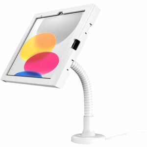 Compulocks+iPad+10.9%22+10th+Gen+Swell+Enclosure+Flex+Arm+Mount+White