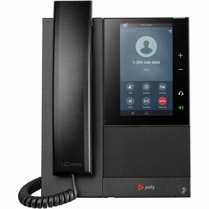 Poly+CCX+505+IP+Phone+Corded%2fCordless+Wireless+Desktop+Black+84C16AA