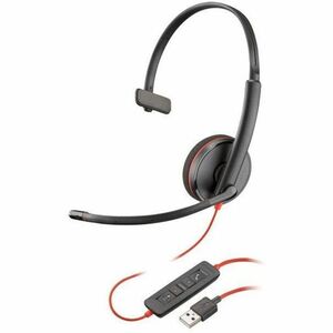 Poly+Blackwire+C3210+USB-A+Monaural+Headset+8S0L3A6