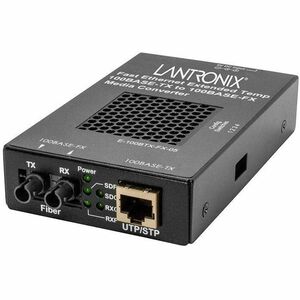 Lantronix E-100BTX-FX-05HT Transceiver/Media Converter E100BTXFX05HTS Lantronix+E-100BTX-FX-05HT+Transceiver%2fMedia+Converter+E100BTXFX05HTS