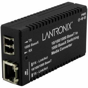 Lantronix+M%2fGE-PSW-SX-01LC+Transceiver%2fMedia+Converter+MGEPSWSX01LCNA