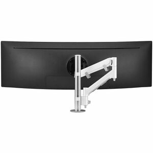 Atdec Desk Mount for Monitor Display Curved Screen Display All-in-One Computer Flat Panel Display White Landscape/Portrait