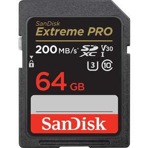 SANDISK 64GB Extreme PRO SDXC UHS-I Memory Card - C10, U3, V30, 4K UHD, SD Card SANDISK+64GB+Extreme+PRO+SDXC+UHS-I+Memory+Card+-+C10%2c+U3%2c+V30%2c+4K+UHD%2c+SD+Card