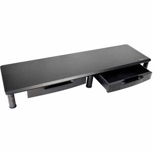 Tripp Lite by Eaton 39" Extra-Wide Dual-Monitor Riser with Storage Drawers Black