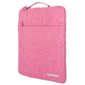 Manhattan Seattle Carrying Case Sleeve for 15.6" Apple Ultrabook Notebook MacBook Charger Headphone Cable Pink 439930