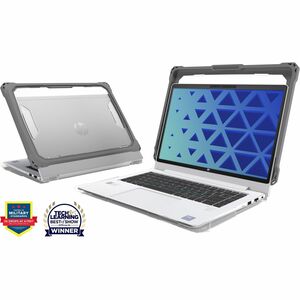 MAXCases Extreme Shell-F2 Slide Case for HP ProBook 440 G8/G9/G10 & ProBook 445 G8/G9/G10 14" Gray/Clear
