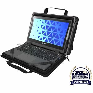 MAXCases Work-In Carrying Case for 11" to 14" Chromebook Black MCEB5P11BLK