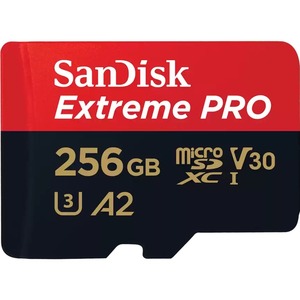 SanDisk Extreme PRO 256 GB Class 3/UHS-I U3 V30 microSDXC SDSQXCD256GGN6MA