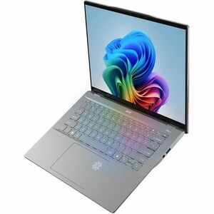 Acer+Swift+14+AI+SF14-11T+SF14-11T-X6DD+14.5%22+Touchscreen+Copilot%2b+PC+Notebook+WQXGA+Qualcomm+Oryon+16+GB+1+TB+SSD+English+Keyboard+Iron+Qualcomm+Snapdragon+X+Plus+X1P-64-100+Chip+2560+x+1600+Windows+11+Home+Qualcomm+Adreno+GPU+Com+NXKZWAA003