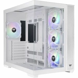 Thermaltake View 380 TG ARGB Snow Mid Tower Chassis CA1Z200M6WN00