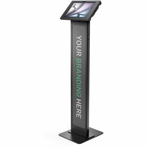 iPad Air M2 & M3 11"  Apex Enclosure Brandable Floor Stand Black