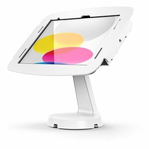 Compulocks+iPad+10th-11th+A16+Gen+Space+Enclosure+Mast+Counter+Stand+White