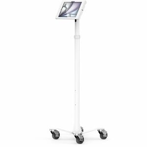 Compulocks iPad Air M2 & M3 11"  Apex Enclosure Rolling Cart Rise Freedom White