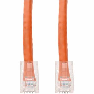 AddOn 6in Orange CAT 6A PVC Ethernet Cable Non-Booted RJ-45 M/M