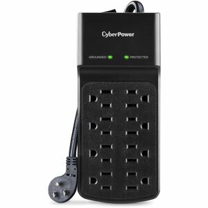 CyberPower B808 Essential 8 Outlet Surge Protector with 2180 J Surge Suppression