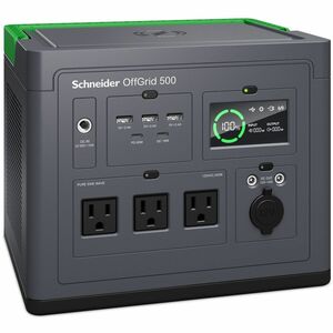 Schneider OffGrid Portable Power Station 500 120V 517Wh Lithium-ion Schneider+OffGrid+Portable+Power+Station+500+120V+517Wh+Lithium-ion