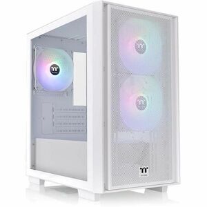 Thermaltake+Versa+H16+TG+ARGB+Snow+Micro+Tower+Chassis+CA1Y800S6WN01