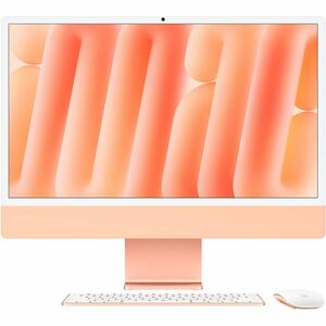 Apple iMac MWV83LL/A All-in-One Computer Apple M4 16 GB 256 GB SSD 24" 4.5K Desktop Yellow Apple M4 Chip 4480 x 2520 MacOS Sequoia Apple Deca-core 10 Core English US Keyboard IEEE 802.11ax Wireless LAN 143 W MWV83LLA