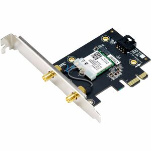 Asus WiFi 7 PCI-E Adapter w/2 External Antennas Bluetooth 5.4 PCE-BE6500