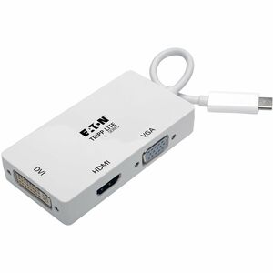 Eaton+USB-C+Multiport+Adapter+(M%2f3xF)+-+4K+60+Hz+HDMI%2c+DVI%2c+VGA%2c+HDCP%2c+White