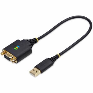 StarTech 1ft (30cm) USB to Null Modem Serial Adapter Cable 1P1FFCN-USB-SERIAL