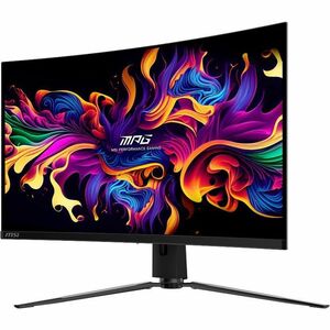 MSI+MPG+321CURX+QD-OLED+32%22+Class+4K+UHD+Curved+Screen+Gaming+OLED+Monitor+16%3a9+Metallic+Black+31.5%22+Viewable+Quantum+Dot+OLED+Quantum+Dot+OLED+Backlight+3840+x+2160+1.07+Billion+Colors+Adaptive+Sync+1000+Nit+30+%26micro%3bs+HDMI+Displ+MPG321CURXQDOLED