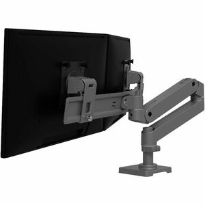 Ergotron+LX+Pro+Desk+Dual+Direct+Arm%2c+Dark+Grey+45-684-293