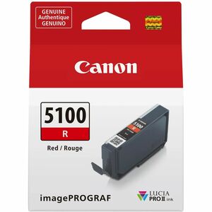 Canon Lucia PRO II PFI-5100 Original Inkjet Ink Cartridge Red 1 Pack