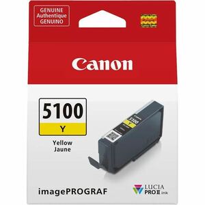 Canon Lucia PRO II PFI-5100 Original Inkjet Ink Cartridge Yellow 1 Pack