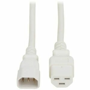 Eaton Power Cord, C14 to C21 - Heavy-Duty, 15A, 250V, 14 AWG, 6 ft, White