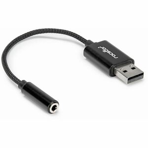 Rocstor USB Type-A to 3.5 mm Headphone Jack Adapter