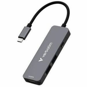 Verbatim+USB-C+Essentials+Multiport+Hub+4+Ports