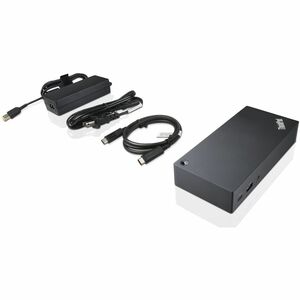 Lenovo ThinkPad USB-C UltraDock With 90W 2 Prong AC Adapter 40A90090US