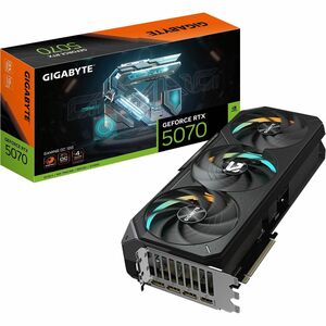 GIGABYTE NVIDIA GeForce RTX 5070 Ti Graphic Card 16 GB GDDR7 7680 x 4320 2.59 GHz Core 256 bit Bus Width PCI Express 5.0 DisplayPort 3 x DisplayPort HDMI VGA GVN507TGAMINGOC16GD