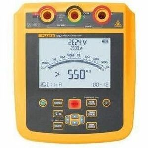 Fluke 1537, Insulation Tester, for Frontline Industrial and Electrical Insulation Testing, Test Voltages from 250 V to 2500 V and Resistance Measurements up to 500 GO Fluke+1537%2c+Insulation+Tester%2c+for+Frontline+Industrial+and+Electrical+Insulation+Testing%2c+Test+Voltages+from+250+V+to+2500+V+and+Resistance+Measurements+up+to+500+GO