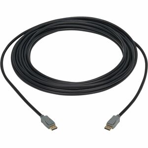 Eaton Tripp Lite Series DisplayPort Cable with Latching Connectors M/M 4K 60 Hz HBR2 4:4:4 HDCP 2.2 50 ft. 15.2 m Black