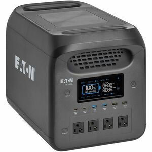 Eaton+Portable+Power+Station+1800W+Lithium-Ion+LFP+AC+DC+USB-A+USB-C+QC+3.0+LCD
