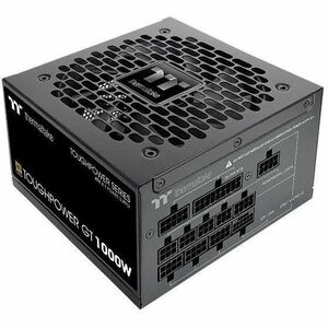 Thermaltake Toughpower GT 1000W; ATX 3.1; Native PCIe 5.1 12V-2x6; Full Modular; Flat Cables; Color Matched Connectors; Japanese Main Capacitors; 80 Plus Gold; 140mm; Black