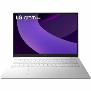LG gram Pro 16Z90TP 16Z90TP-K.AAW4U1 16" Notebook WQXGA+ 120 Hz Intel Core Ultra 7 225H Intel Evo Platform 16 GB 1 TB SSD White Intel Chip 2880 x 1800 Windows 11 Home Intel Arc Graphics Front Camera/Webcam 19.50 Hours Battery Run 16Z90TPKAAW4U1