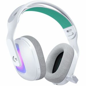 Logitech G522 LIGHTSPEED Wireless Gaming Headset LIGHTSYNC RGB Full Bandwidth Mic Advanced Synchronized Audio Tri-Connectivity with LIGHTSPEED Bluetooth White 981001517