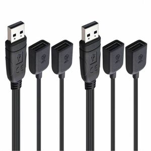 Cable Matters 2-Pack USB 2.0 Y Splitter