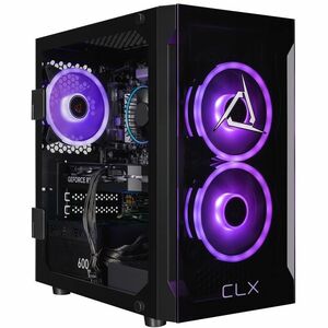 CLX SET TGMSETRTA5501BM Gaming Desktop Computer Intel Core i5 14th Gen i5-14400F 32 GB 2 TB SSD Mini-tower Black Intel Chip Windows 11 Home 64-bit NVIDIA GeForce RTX 5060 8 GB GDDR7 Wi-Fi 5 IEEE 802.11ac 600 W