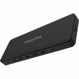 VisionTek VT4600DL Universal Dual 4K Docking Station 100W Charging USB-A USB-C